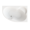 Ванна акриловая Тритон Мари Щ0000046123 170х110 пристенная асимметричная без каркаса