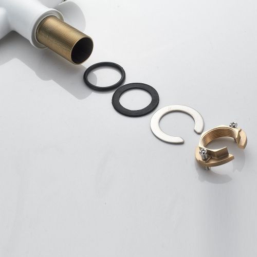 Смеситель для кухни Shevanik S328C на мойку белый - фото 5