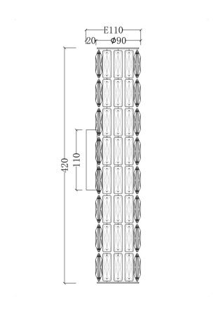 Светильник настенный Maytoni Talento DIA008WL-02CH