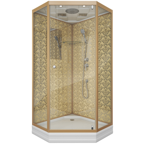Душевая кабина Niagara Luxe 7702DG 100х100 трапеция
