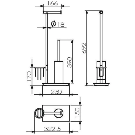 Стойка Langberger Accessories 70281B