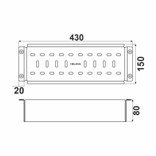 Кухонная мойка Melana ProfLine MLN-R5050HK+дозатор+коландер 50x50 цвет сатин - фото 4