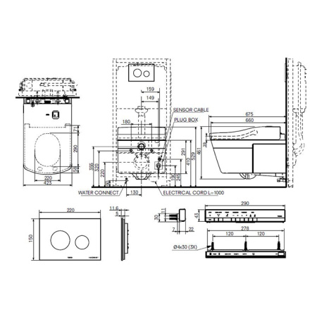 Крышка-биде электронная Toto Neorest TCF994RWG#NW1