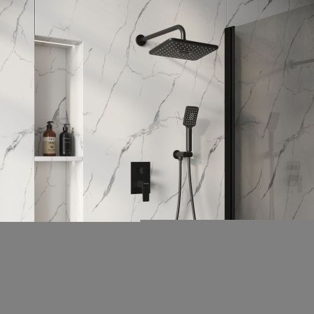Душевая система Grossman Classic 501.K35.04.210 встраиваемая в стену цвет черный