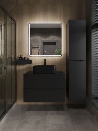 Тумба с раковиной Orange Line Li-80TubMDF+B02-460MB 80х50