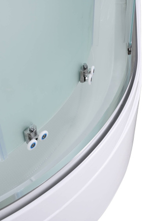 Душевая кабина AvaCan EM EM3010LED 100х100 четверть круга с крышей ориентация универсальная