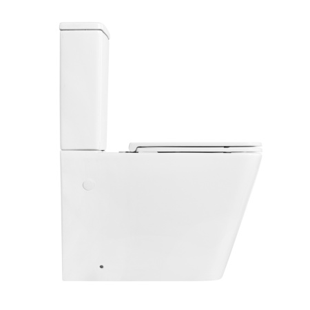 Унитаз напольный с бачком BelBagno ARDENTE-R BB02093CPR/BB2312SC белый с сиденьем микролифт безободковый каскадный смыв