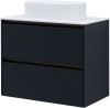 Тумба под раковину Allen Brau Activity 1.34012.AM 80х50 подвесная цвет черный