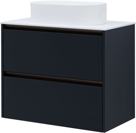 Тумба под раковину Allen Brau Activity 1.34012.AM 80х50 подвесная цвет черный