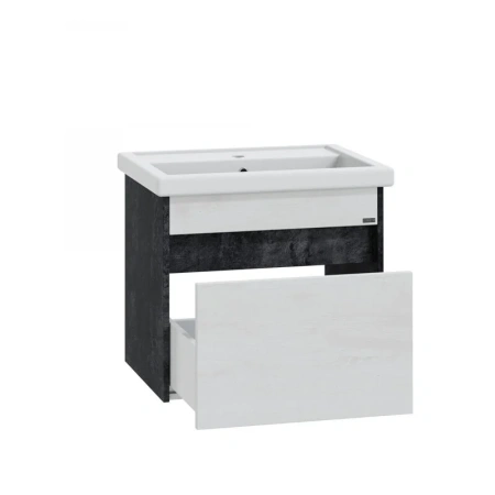 Тумба под раковину СанТа Мира 700353 60х40 подвесная цвет белый