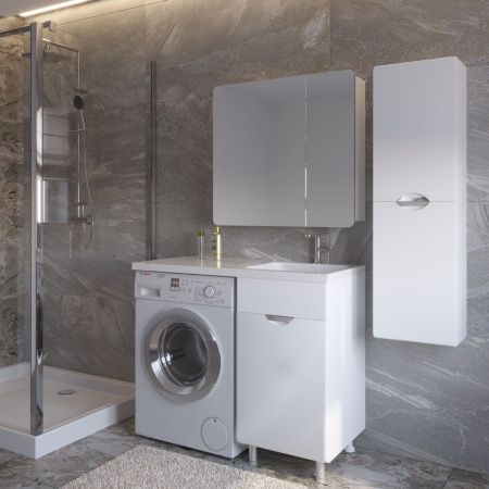 Зеркало-шкаф Stella Polar Адель SP-00001101 80х80 подвесной цвет белый