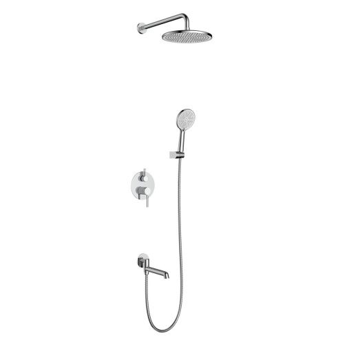 Душевая система Raglo R20 R20.27 встраиваемая в стену цвет хром