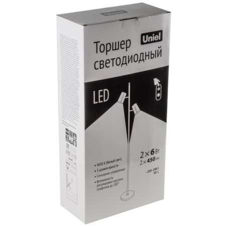 Торшер Uniel UML-T600 ULM-T600 2х6W/4500K/DIM RED