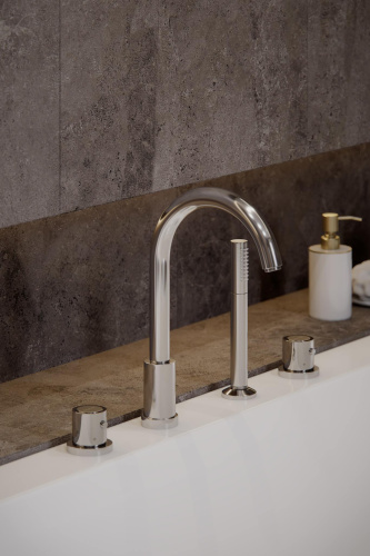 Смеситель для ванны Ramonsoler AROLA 263303TM на борт ванны хром - фото 2