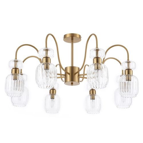 Люстра на штанге Escada Gloss (Глосс) 1141/8PL Clear - фото 2