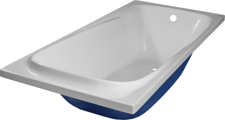 Ванна акриловая C-Bath CBQ012001 170х75 пристенная прямоугольная