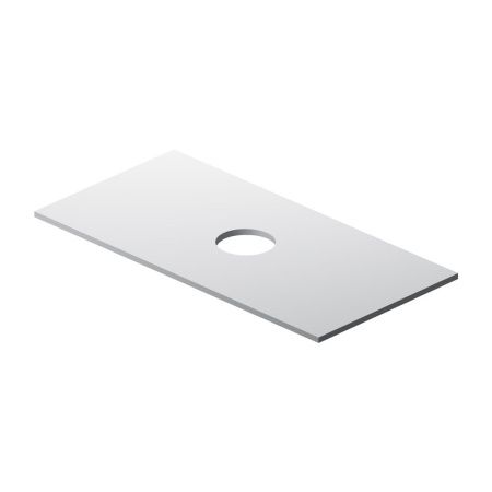 Столешница Am.Pm Func M8FST1001WG 100х50 накладная цвет белый