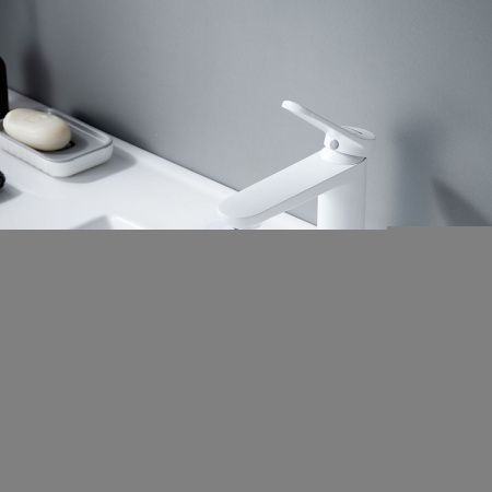 Смеситель Shevanik S43C S4301C на раковину белый