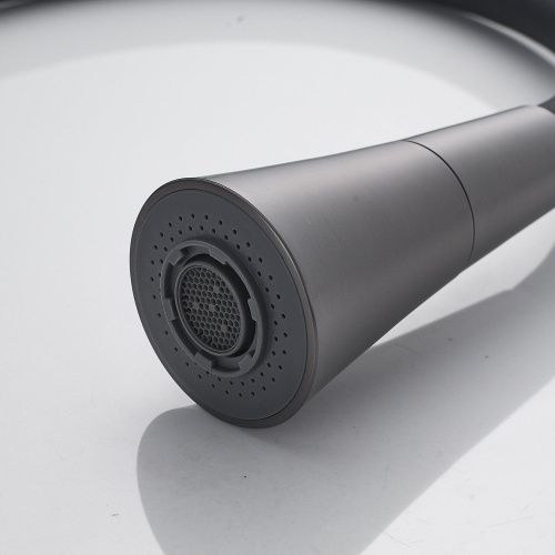 Смеситель для кухни Shevanik S543T-3 на мойку оружейная сталь/черный - фото 4