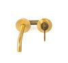 Смеситель для раковины Emmevi Filobrass 85155/ORS встраиваемый в стену золото
