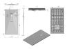 Душевой поддон из искусственного камня Vincea H30 VST-4SR9017W 170х90 белый