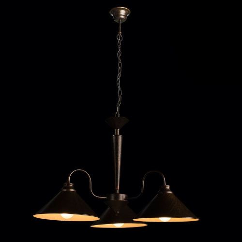 Люстра подвесная Arte Lamp Cone (Цоне) A9330LM-3BR - фото 4