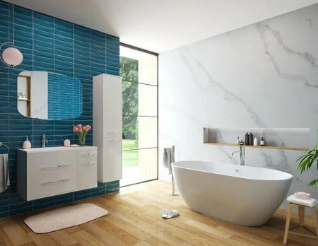 Ванна из литьевго мрамора Taliente Nemi Matt NE18078Matt 180х80 отдельностоящая овальная без ножек и каркаса