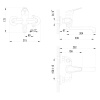 Смеситель для ванны LeMark Luna LM4114C настенный хром