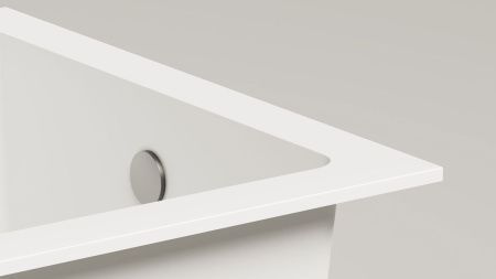 Ванна из искусственного камня Salini CASCATA 105011G 150х70 встраиваемая прямоугольная