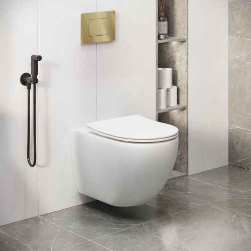 Инсталляция + кнопка смыва + унитаз Grossman Classic 97.4411S.04.32M - фото 5