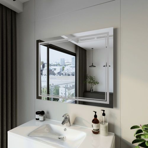 Зеркало с подсветкой Бриклаер 4627125414305 100х80 - фото 4