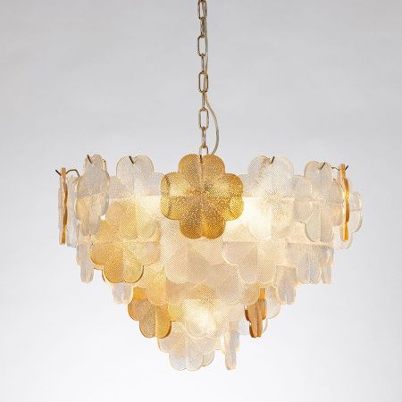 Люстра подвесная Arte Lamp Mallika (Маллика) A4077LM-10GO