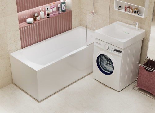 Ванна акриловая 1MarKa PRIME 01пра1875 180х75 пристенная прямоугольная без каркаса - фото 4 Ванна акриловая 1MarKa PRIME 01пра1875 180х75 пристенная прямоугольная без каркаса - фото 4