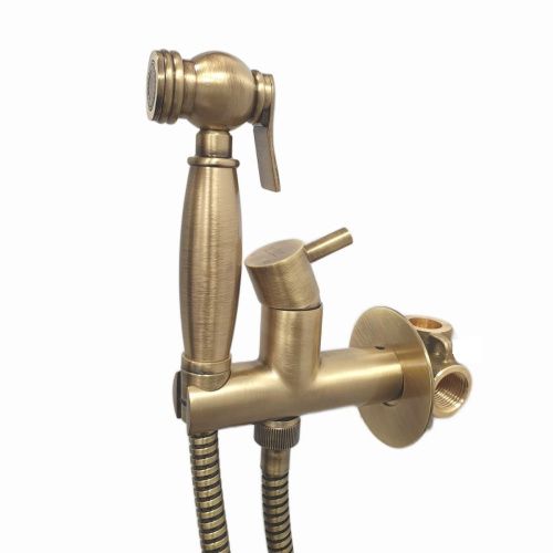 Гигиенический душ со смесителем Webert Elio EL870302065 бронза - фото 4