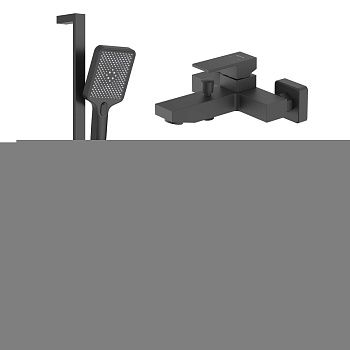 Комплект смесителей Aquatek ЛИБРА AQ1630MB черный