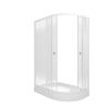 Душевой уголок Тритон Коралл Щ0000068949 120х80 стекло с рисунком профиль белый с поддоном