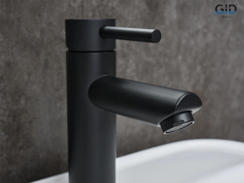 Смеситель Gid Cascada Berlin SS080-BM-K (SS080BMK) на раковину черный матовый - фото 5