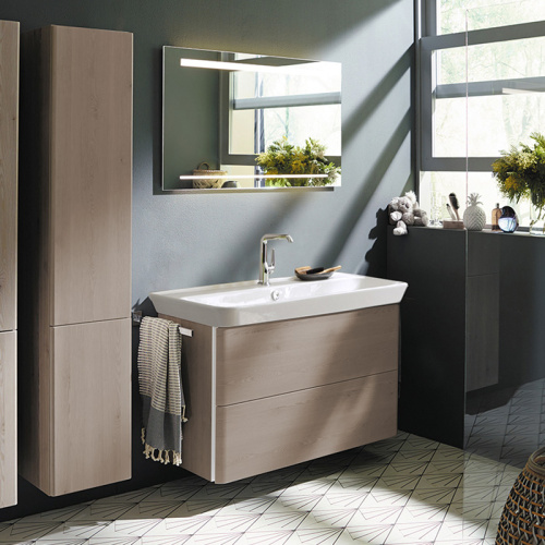 Тумба с раковиной Burgbad Iveo SFEN100F2834G0161C0001*1 100х49х72 подвесная
