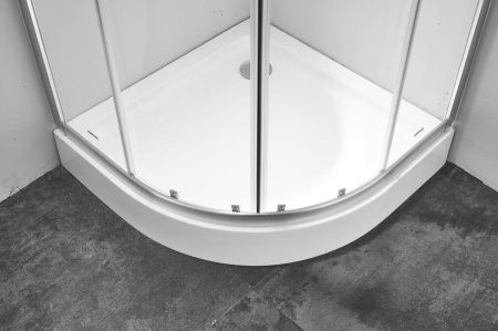 Душевой уголок Timo Imwei YL-9001C 90х90 стекло прозрачное профиль хром с поддоном