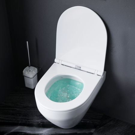 Чаша унитаза подвесная Am.Pm Spirit V2.0 C701700WH цвет белый без сиденья безободковая душевой смыв