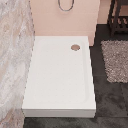 Душевой поддон акриловый RGW Acryl 16180280-11 100х80 белый