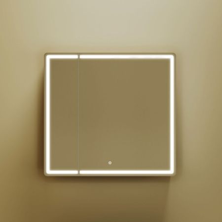 Зеркало-шкаф Sancos Mirror MI80ECH 80х70 подвесной цвет коричневый