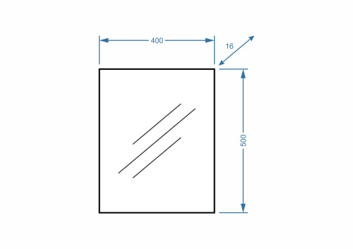 Зеркало в ванную Stella Polar Норина SP-00000168 40х50 цвет белый - фото 2
