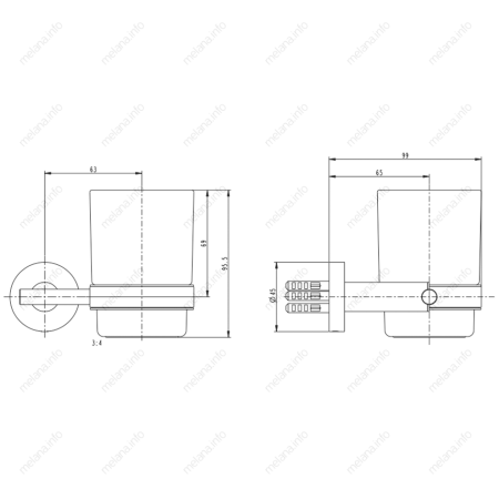 Стакан Melana 861010