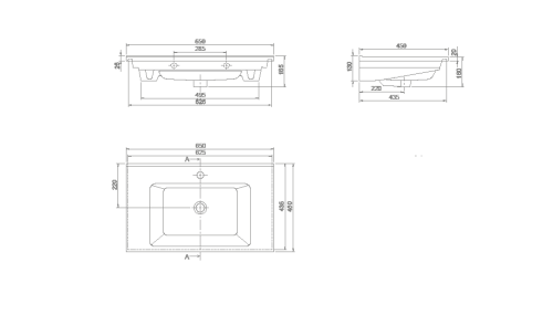 Раковина керамическая Armadi Art Capolda 876-065 65х46 накладная цвет белый 1 отверстие под смеситель - фото 2