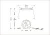 Настольная лампа Arte Lamp Poppy (Поппы) A4063LT-1GO