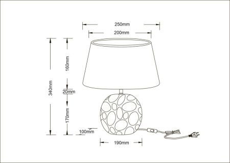 Настольная лампа Arte Lamp Poppy (Поппы) A4063LT-1GO