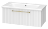 Тумба под раковину Brevita Alicante ALI-09090-0101Я 90х40 подвесная цвет белый