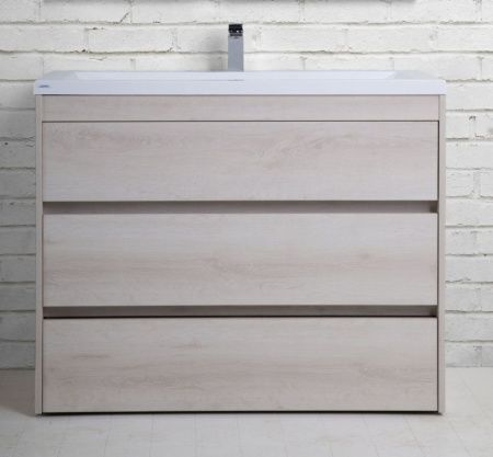 Тумба под раковину Art&Max FAMILY Family-1000-3C-PIA-PB 100х50 напольная цвет бежевый