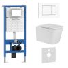 Комплект унитаз с инталляцией и клавишей смыва Iberica Blanca TOLEDO ALTO IB001.TLA.231.855